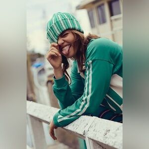 NWT Free People Desert Stripe Beanie